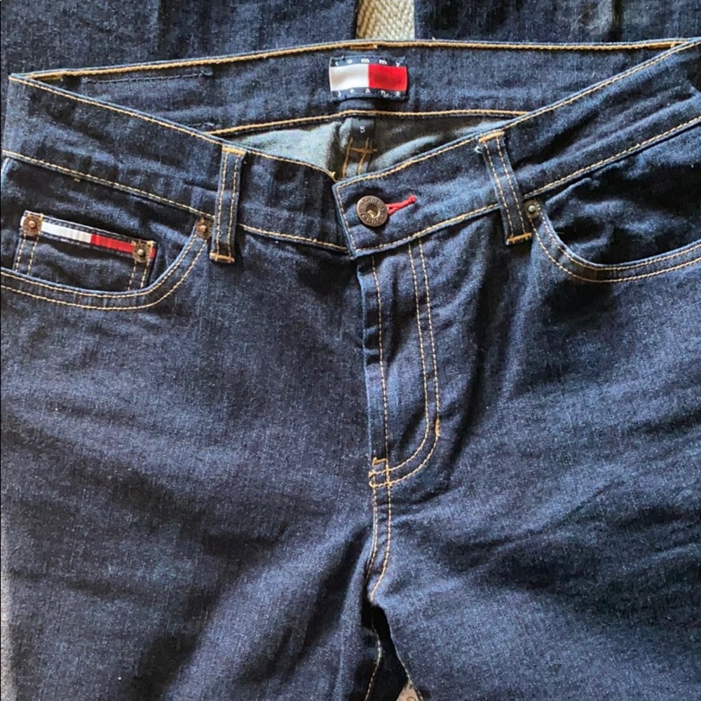 Tommy Hilfiger Dark Blue Wide Leg Jeans